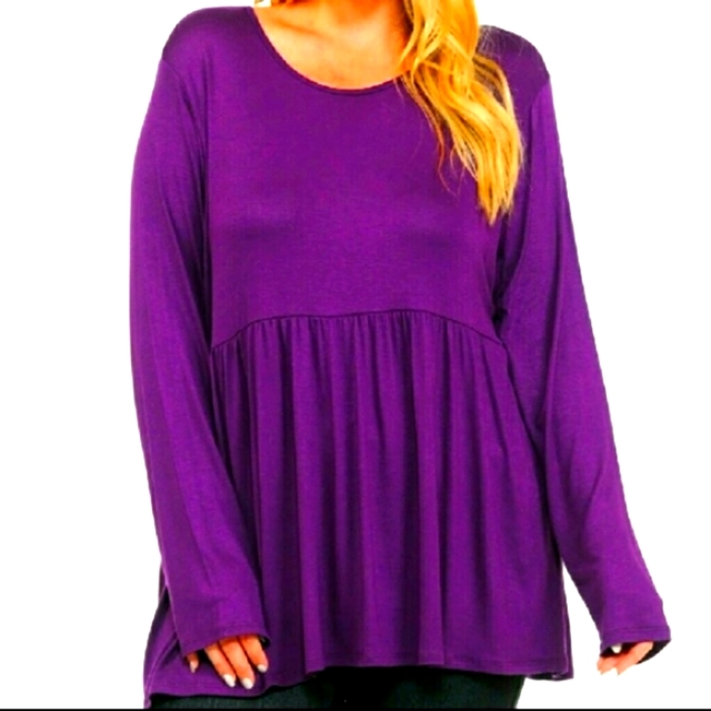 NWT Plus empire waist tunic